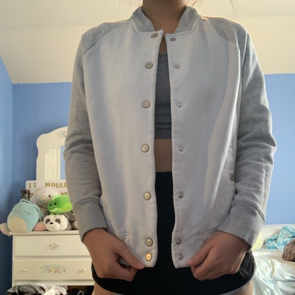 Under Armour Varsity Fleece Letterman Jacket - Picture 3 of 5